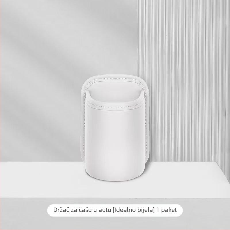 Kožni držač za čašu u automobilu i pretinac za pohranu iza naslonjača za ručku vrata — Brand Fadil, Model Storage Box, Artikal Cup Holder