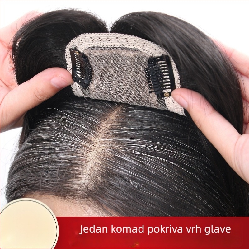 Dio paruke za vrh glave, od pravih ljudskih vlasi, za žene, mehanički obrađeno, model BF379