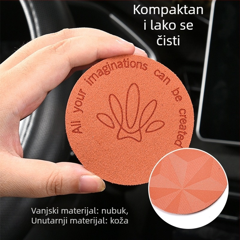 Automobilska podložnica za čašu – PU materijal, model TZ-1001, protivklizna, otporna na udarce, univerzalni tip