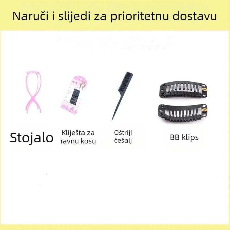 Poklon paket: držač za njegu i nošenje perike, jednostavan stiliziranje, dvostruka upotreba