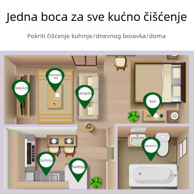 Domaći dezinficirajući sprej – Duer Deao antibakterijski višenamjenski čistač, porijeklo Guangdong