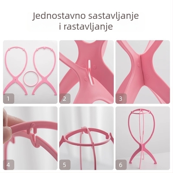 Stalak za perike Baiyao Wigs – Podrška i skladištenje perika, 90 g