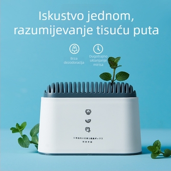 Kutija za dezodoriranje hladnjaka s aktivnim ugljenom, apsorpcija i dezinfekcija, prozračan netkani materijal, 120 komada, materijal: PP + aktivni ugljen