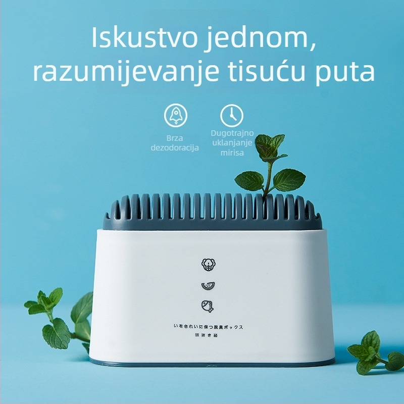 Kutija za dezodoriranje hladnjaka s aktivnim ugljenom, apsorpcija i dezinfekcija, prozračan netkani materijal, 120 komada, materijal: PP + aktivni ugljen