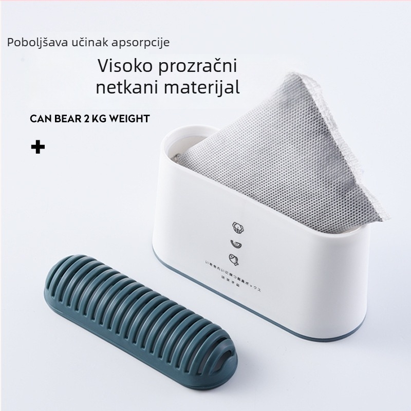 Kutija za dezodoriranje hladnjaka s aktivnim ugljenom, apsorpcija i dezinfekcija, prozračan netkani materijal, 120 komada, materijal: PP + aktivni ugljen