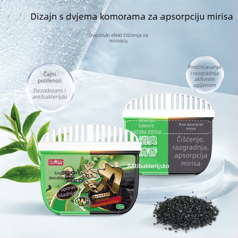 Juji Kutija za deodoriranje hladnjaka – 120 g/kutija, 72 kutije u kartonu, Deodoriranje i uklanjanje mirisa, SKU 6975405180463