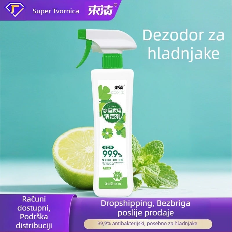 Čistač za hladnjak i pećnicu – marka Stain, dezodorirajući, uklanja naslage i plijesan, miris limuna; šifra 24xj091; kutija 20 kom.