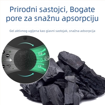 Juqi osvježivač hladnjaka s aktivnim ugljem – protiv plijesni i antibakterijski, 150 g