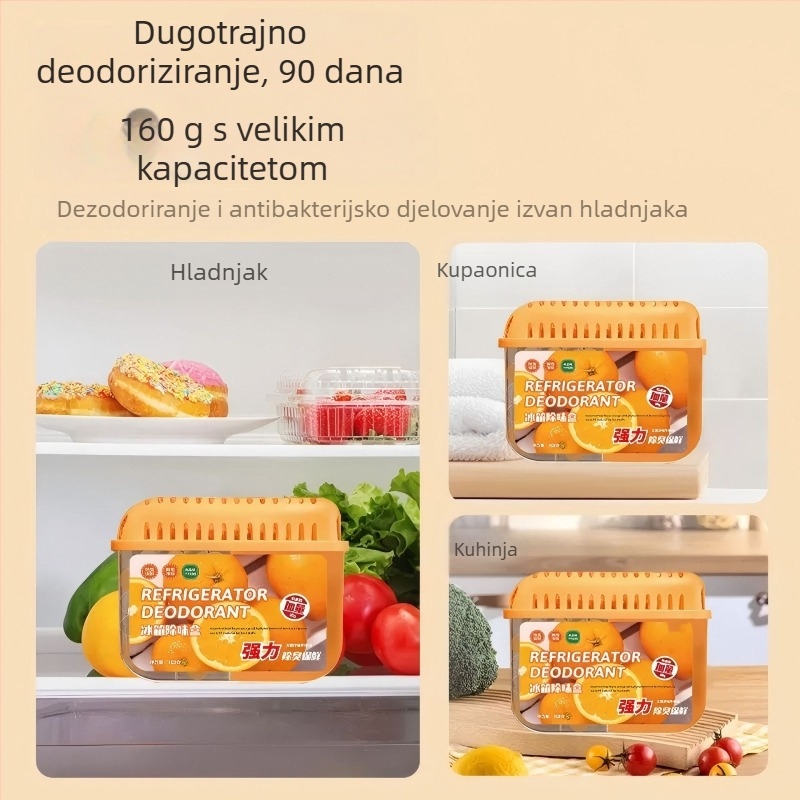 Royal Fragrance Kutija za dezodoriranje hladnjaka, Voćni miris, Antibakterijski, 60 komada, Neto sadržaj 160