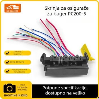 Dijelovi bagera za Komatsu PC200-5 kutija osigurača i kabina (Brand: jgs; Tržišta: Afrika, Južna Amerika, Jugoistočna Azija, Bliski istok; Prekogranični izvoz: Da)