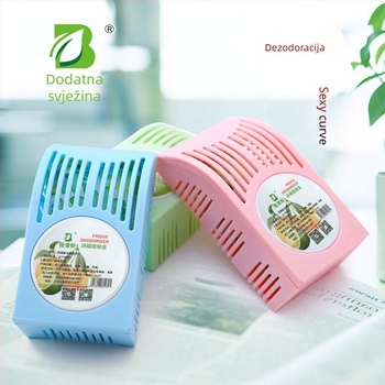 Yierjing dezodorans za hladnjak s aktivnim ugljenom od bambusa, prirodan miris, 100 g, kutija 120 kom., podrijetlo Zhejiang