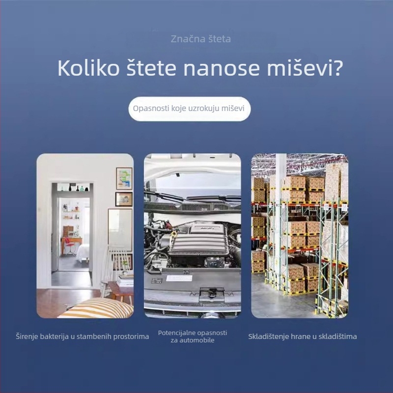 Kućni sprej protiv miševa, tekući, 500 ml, model 001, netoksičan