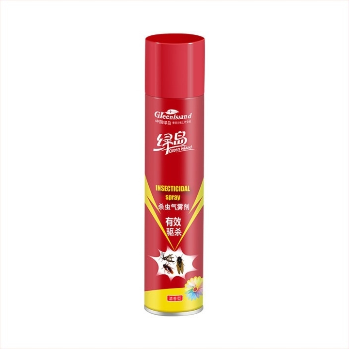 Green Island insekticidni aerosol 400 ml — plinovita forma, bez mirisa ili s osvježavajućim mirisom, za unutarnje štetnike