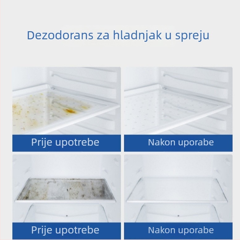 Sprej za deodorizaciju hladnjaka – Qiao You, prirodni miris, uklanja mirise, 48 bočica u kartonu