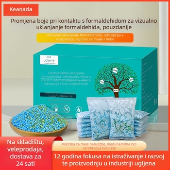 Torba od bambusovog aktivnog ugljena za uklanjanje formaldehida – fotokatalizator aktivirani ugljen, bez mirisa, za prostoriju