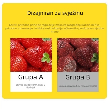 Dezodorant za hladnjak miris naranče, 32 g, pakiranje 4 komada, model Chuanliu