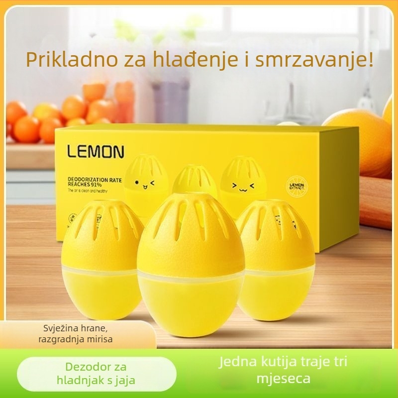 Dezodorant za hladnjak miris naranče, 32 g, pakiranje 4 komada, model Chuanliu