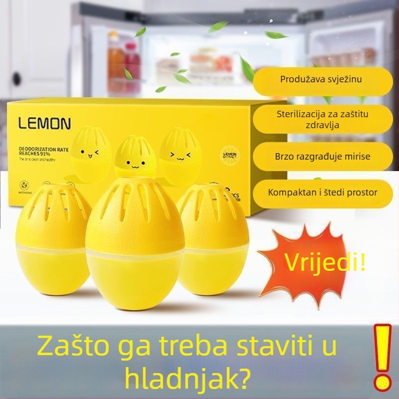 Dezodorant za hladnjak miris naranče, 32 g, pakiranje 4 komada, model Chuanliu