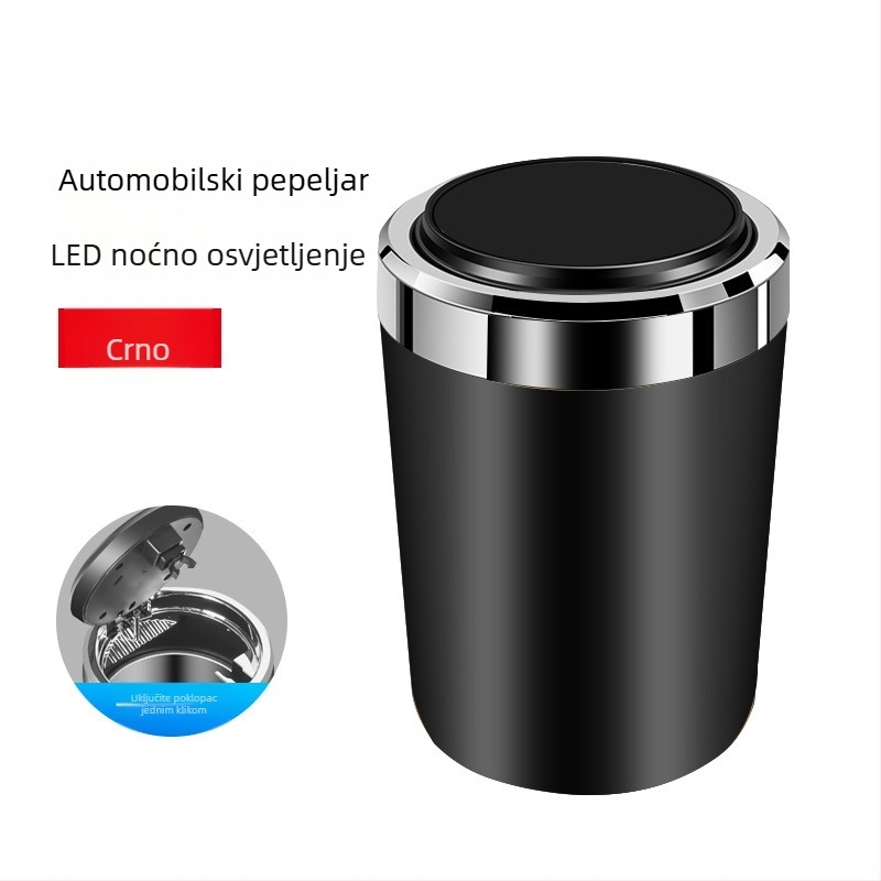 Automobilska pepeljara BY-1351 s plastičnim tijelom za središnju konzolu, 160 g, Bymaocar
