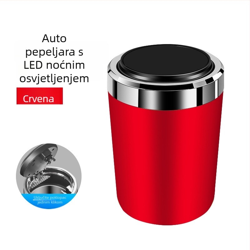 Automobilska pepeljara BY-1351 s plastičnim tijelom za središnju konzolu, 160 g, Bymaocar