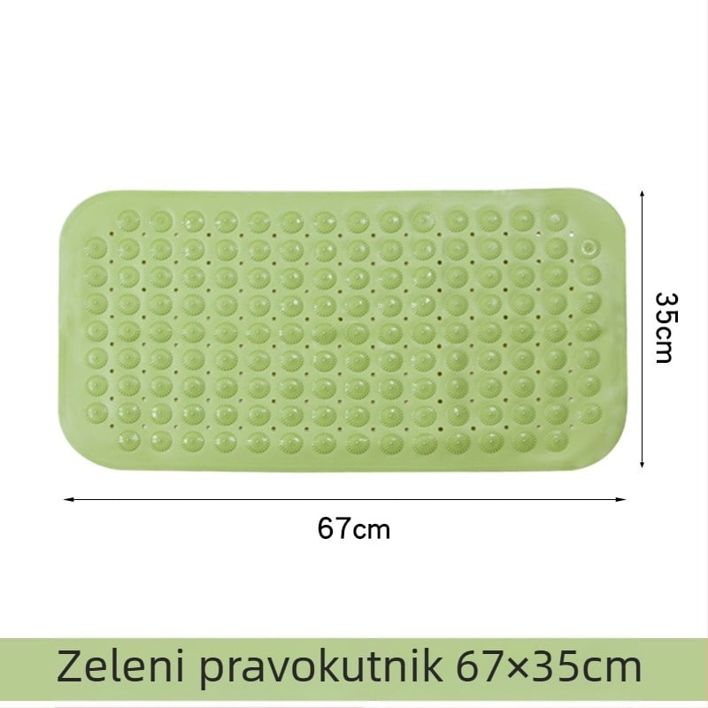 Protuklizna prostirka za kupaonicu, PVC, kvadratnog oblika, kupaonica, moderan minimalistički stil, periva