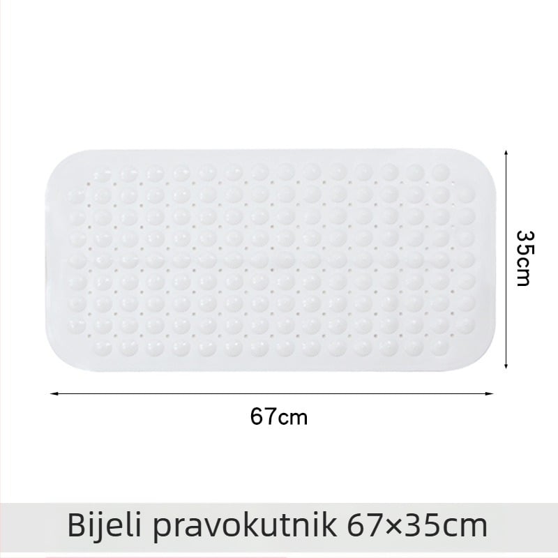 Protuklizna prostirka za kupaonicu, PVC, kvadratnog oblika, kupaonica, moderan minimalistički stil, periva