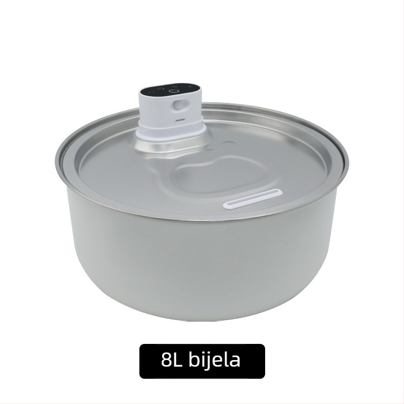 Inteligentna fontana za vodu za kućne ljubimce - nehrđajući čelik, automatski senzor, odvojiva, za pse i mačke - Model 801