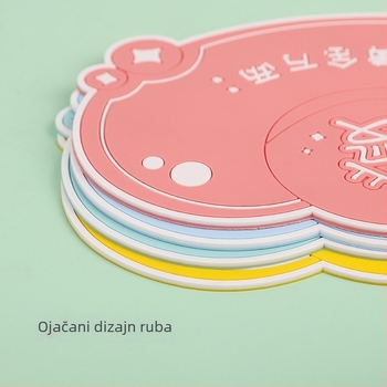 Protuklizna podloga za središnji dio automobila s crtani dizajnom, otporna na visoke temperature, PVC materijal; Marka: Full Crossing; Dozvoljena licencirana privatna etiketa; Bez prilagodbe; Bez logotipa.