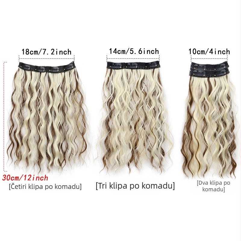 Volumen dio peruke FY212, toplinski otporna sintetička vlakna, obrada: mehanizam, za dame