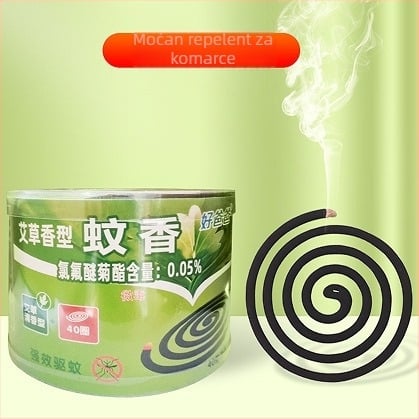 Insekticidno kadilo protiv komaraca, miris mugwort, čvrsto stanje, disk tip, 30-40 petlji