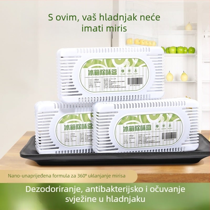 Dezodorans za hladnjak s nano mineralnim kristalima, bez mirisa, 50 g, pakiranje 150 komada