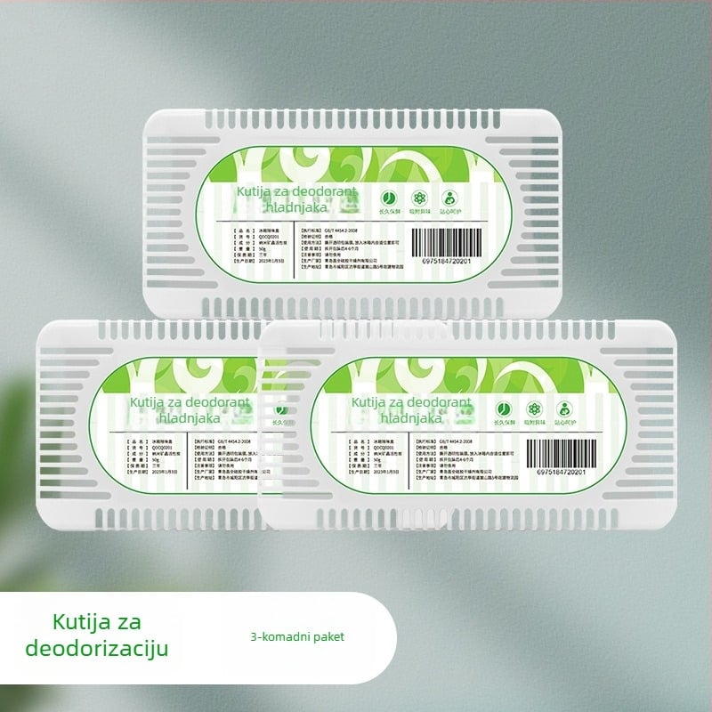 Dezodorans za hladnjak s nano mineralnim kristalima, bez mirisa, 50 g, pakiranje 150 komada
