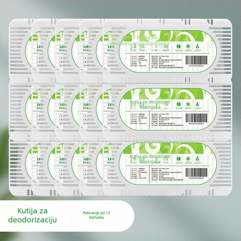 Dezodorans za hladnjak s nano mineralnim kristalima, bez mirisa, 50 g, pakiranje 150 komada