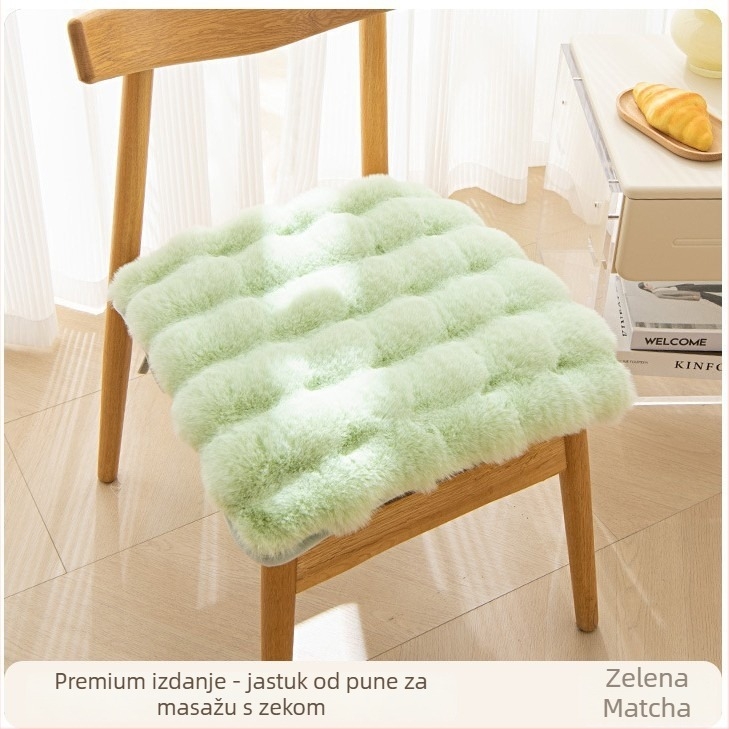 Plišana jastučnica za uredsku stolicu, moderan stil jednostavnosti, pogodna za ured