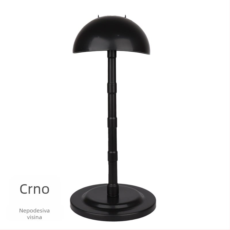 Meirui stalak za perike – odvojiva plastična podrška za kapu i okrugla glava u obliku gljive