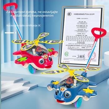 Dječja hodalica s pričama — višestruka edukativna igračka, plastika, za uzrast 0–3 godina, razvija koordinaciju ruke i oka