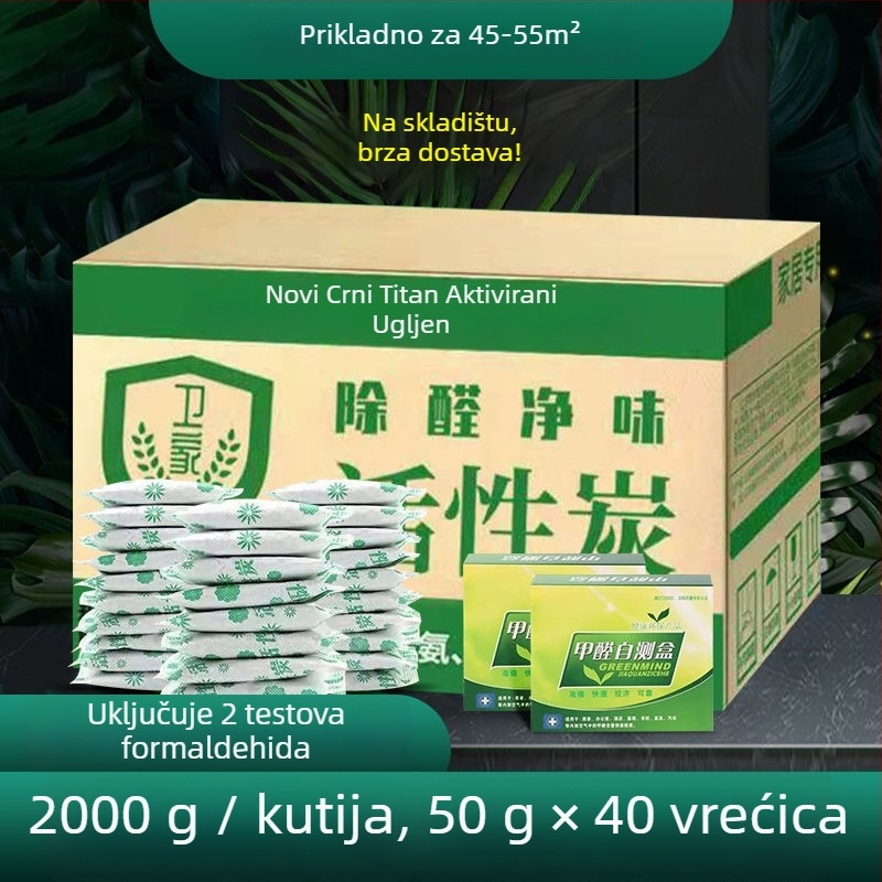 Torba od bambusovog aktivnog ugljena za dom i auto – uklanja mirise, smanjuje formaldehid, unutarnji dezodorans