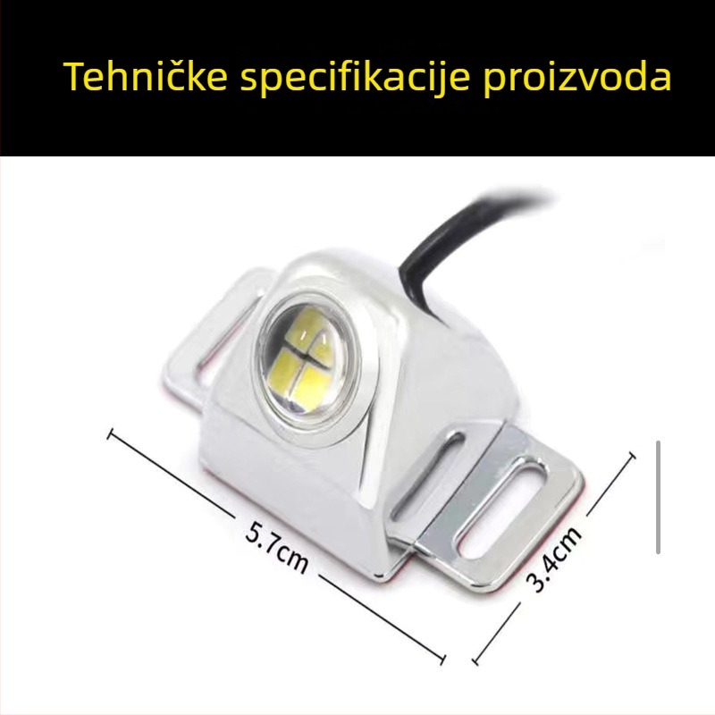 Automobilsko LED stražnje svjetlo – ultra sjajno, univerzalno, 24V, 15W, cinkovo legura, montaža u prtljažnik