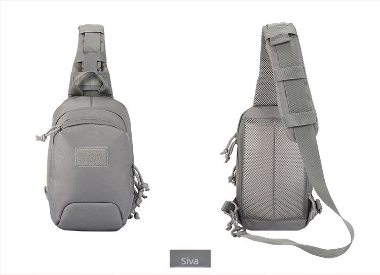 Yakoda Taktična prsna torba – Unisex, za outdoor aktivnosti, vodootporna, ultra lagana, poliester