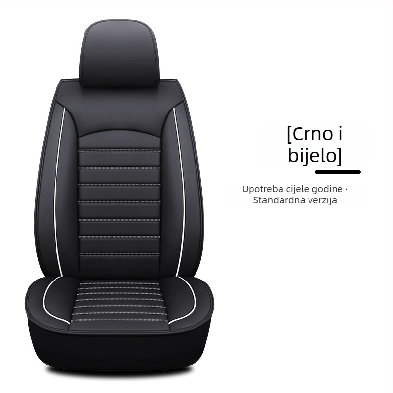 Set navlaka za sjedala automobila za određene modele – četverosezonsko univerzalno, otporno na habanje, površina od poliestera, punjenje od pjene, šivanje rubova