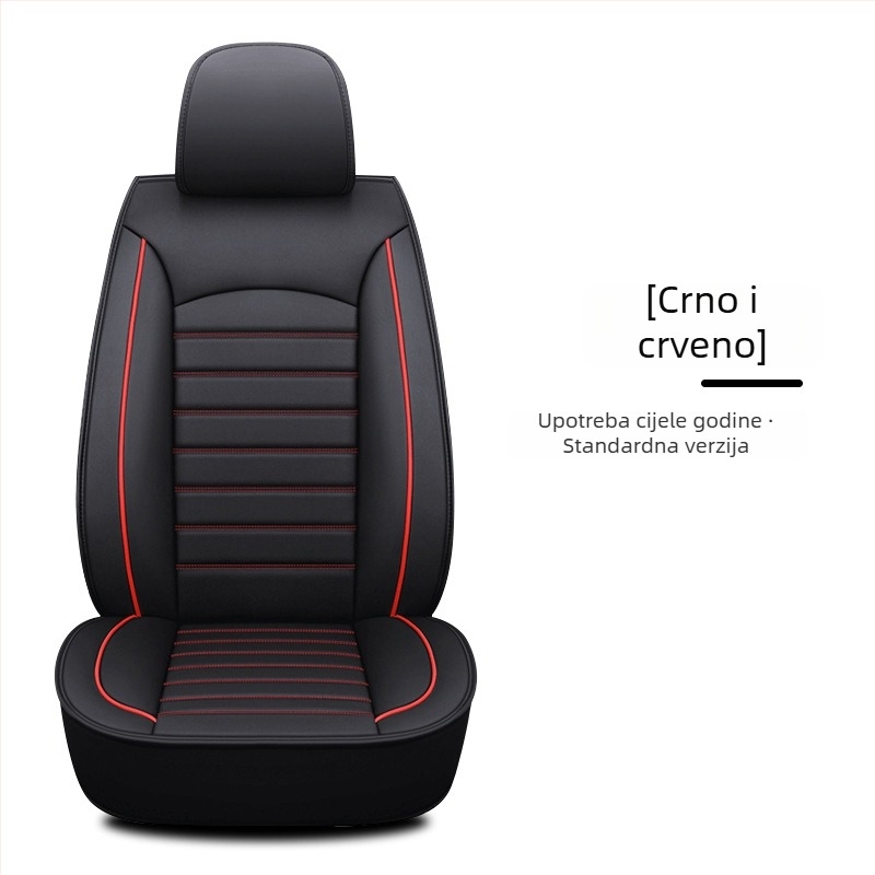 Set navlaka za sjedala automobila za određene modele – četverosezonsko univerzalno, otporno na habanje, površina od poliestera, punjenje od pjene, šivanje rubova