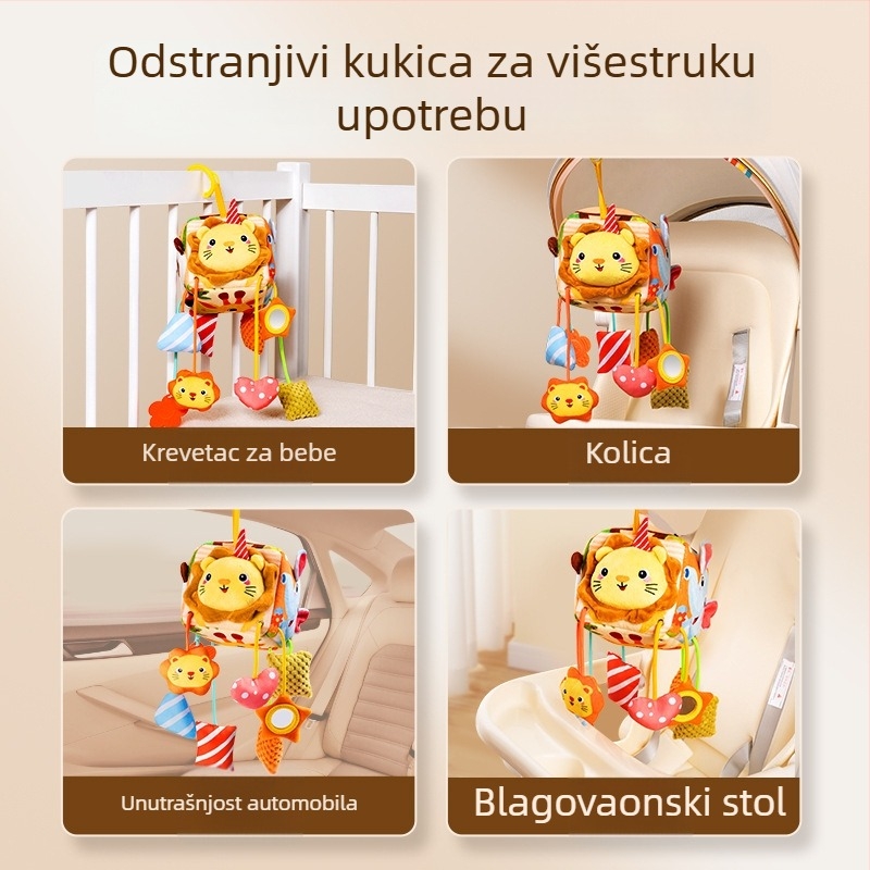 Zvono za krevetić – ABS dječja igračka (0–3 godine), potiče hvatanje i osjetila