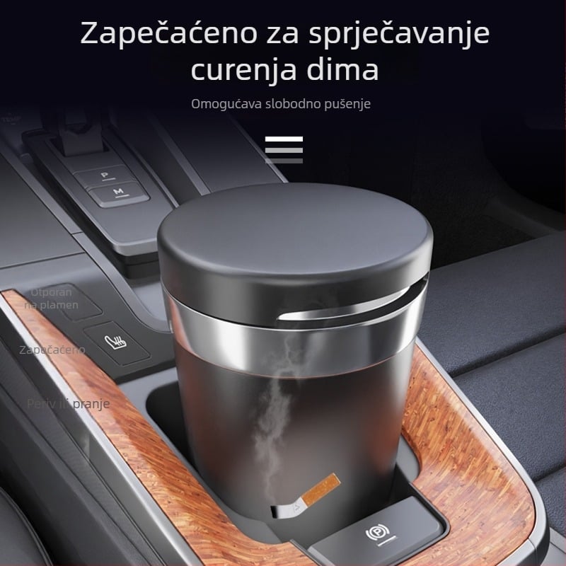 Auto pepeljara AC-813, ABS, 68 g, za vozilo i dom