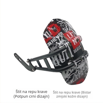 Zadnji blatnik, plastičan, standardni stil, model mudguard, šifra artikla dzXT4Rde