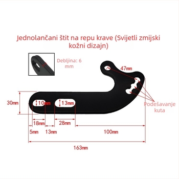 Zadnji blatnik, plastičan, standardni stil, model mudguard, šifra artikla dzXT4Rde