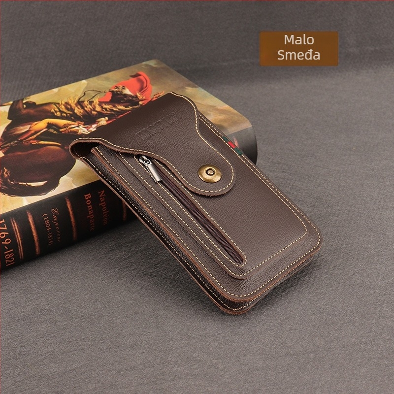 Torba za mobitel od PVC-a, vertikalnog kvadratnog oblika, s pokrivenim otvorom, podstava od sintetičke kože