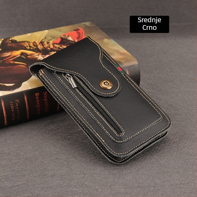 Torba za mobitel od PVC-a, vertikalnog kvadratnog oblika, s pokrivenim otvorom, podstava od sintetičke kože