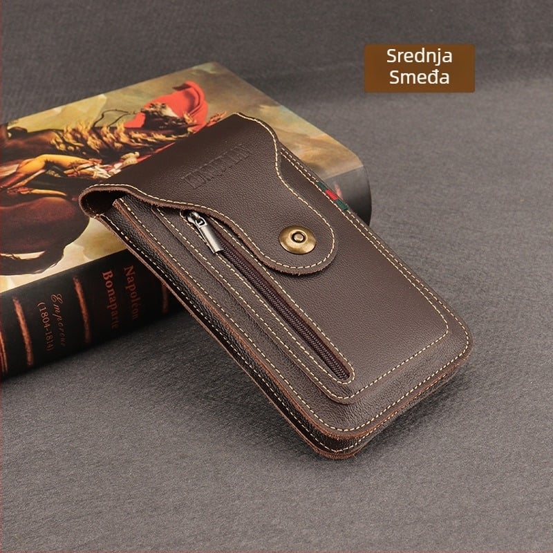 Torba za mobitel od PVC-a, vertikalnog kvadratnog oblika, s pokrivenim otvorom, podstava od sintetičke kože