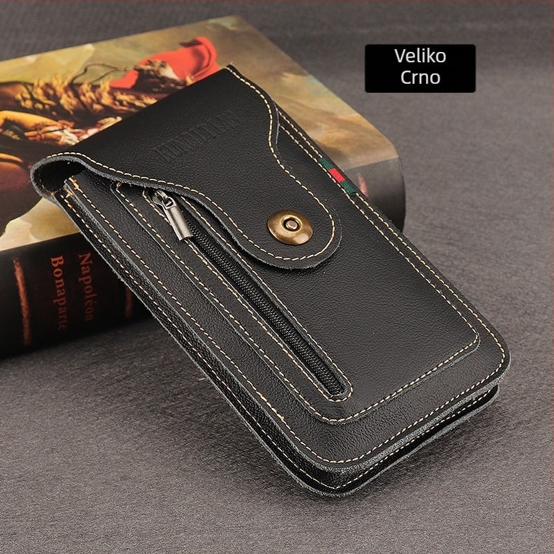 Torba za mobitel od PVC-a, vertikalnog kvadratnog oblika, s pokrivenim otvorom, podstava od sintetičke kože