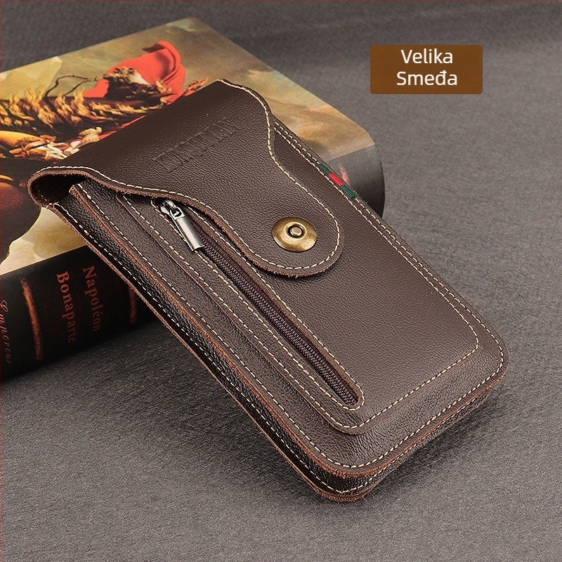 Torba za mobitel od PVC-a, vertikalnog kvadratnog oblika, s pokrivenim otvorom, podstava od sintetičke kože